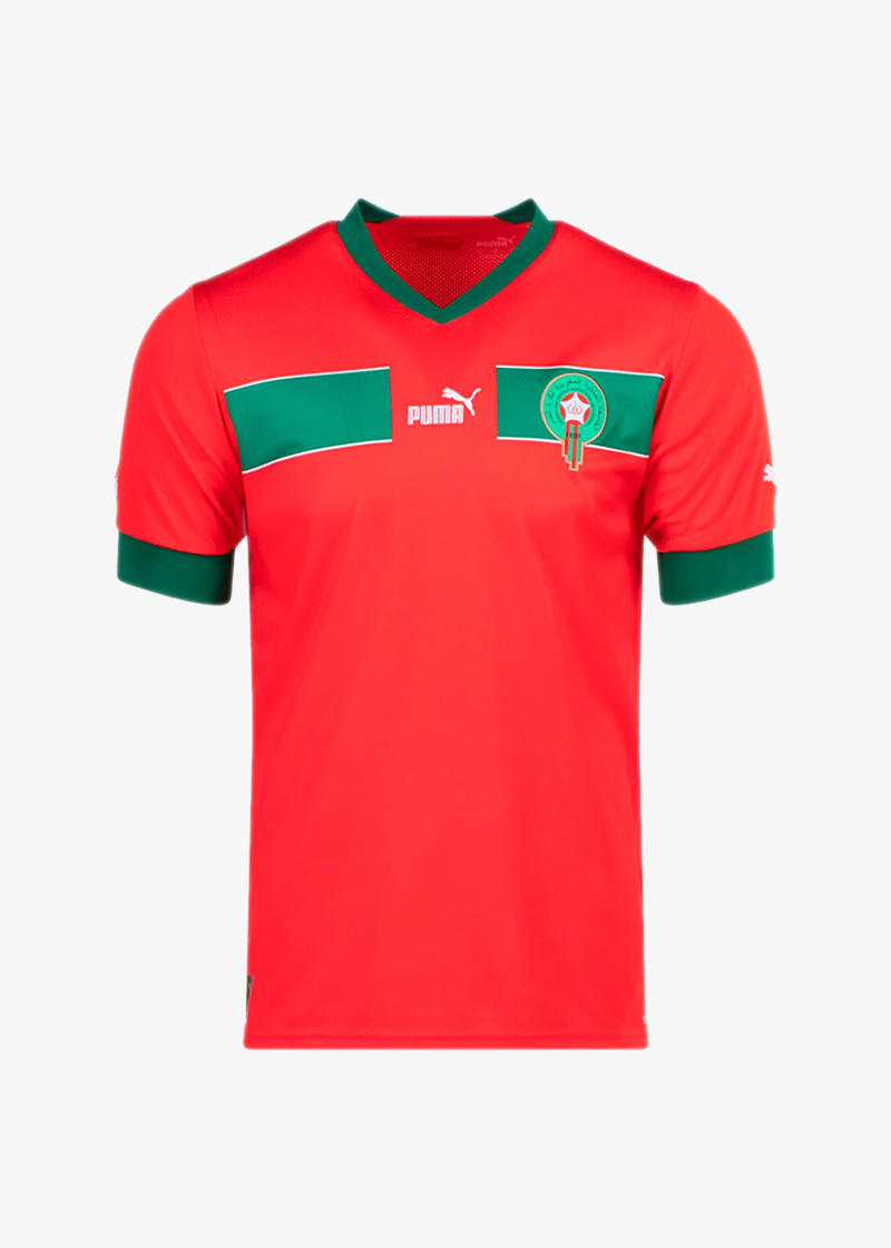Men’s Replica Puma Morocco Home Jersey | Red | 2022