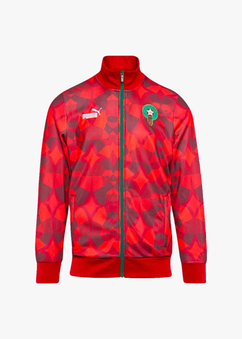 Morocco Football Pre-match Jacket Men | Red | 2024