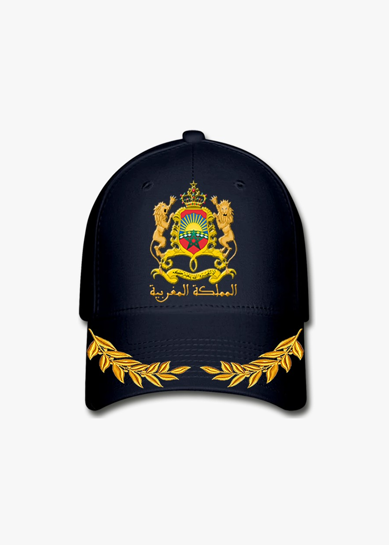Royal Moroccan Coat of Arms Cap | Black