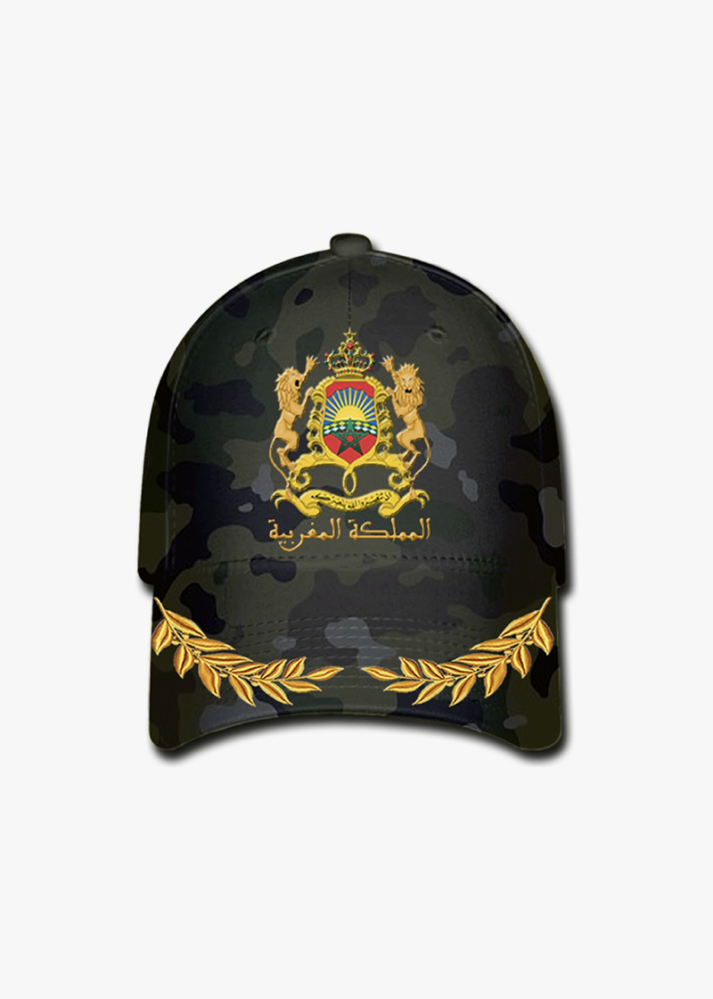 Royal Moroccan Coat of Arms Cap | Military Camouflage