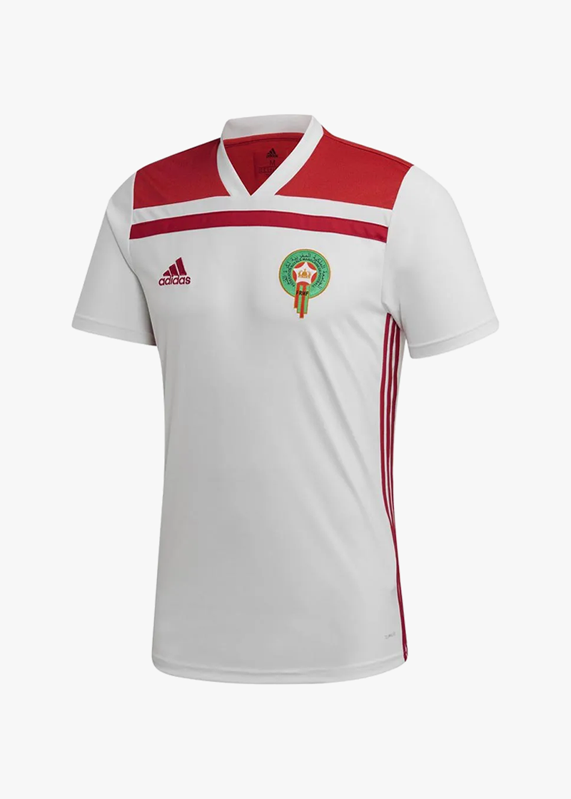 Men's Replica Adidas Morocco Away Jersey | White | 2018