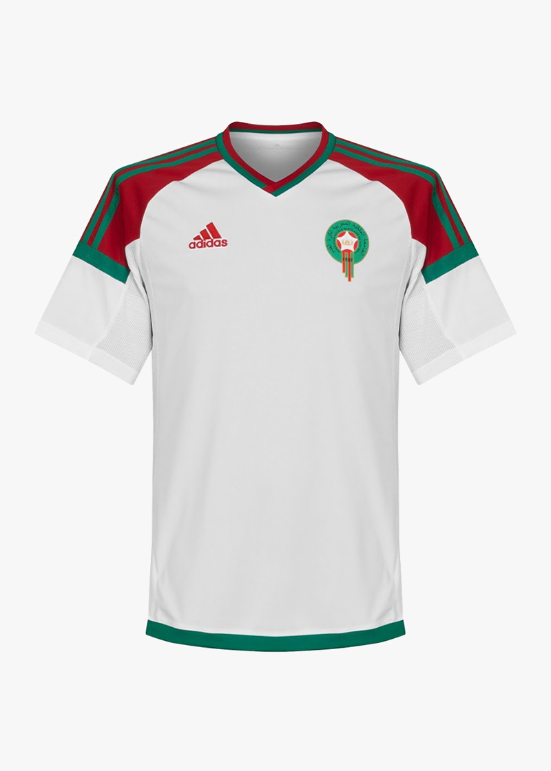 Men’s Replica  Adidas Morocco Away Jersey | White | 2016